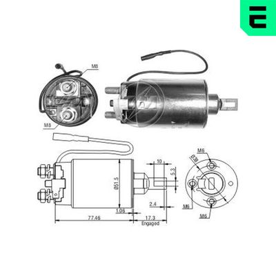 магнитен превключвател, стартер ERA ZM796