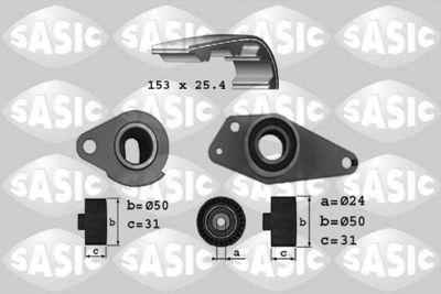 1754019 SASIC Комплект ремня ГРМ