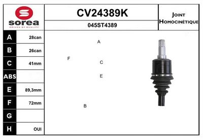 GELENKSATZ ANTRIEBSWELLE
