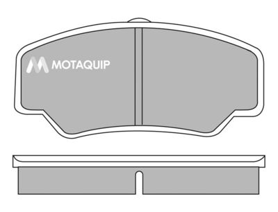 Комплект тормозных колодок, дисковый тормоз MOTAQUIP LVXL505 для FORD P100