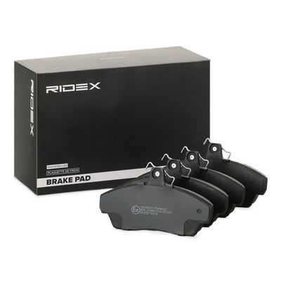 комплект спирачно феродо, дискови спирачки RIDEX 402B0093