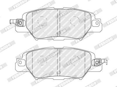 BREMSBELAGSATZ SCHEIBENBREMSE FERODO FDB5116 1
