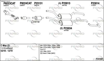 Układ wydechowy FENNO FO1301