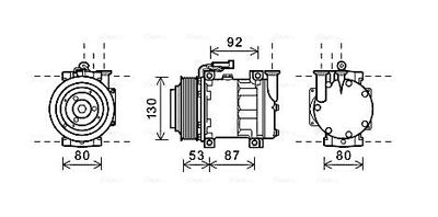 COMPRESOR CLIMATIZARE AVA QUALITY COOLING ALAK122