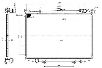 Kylare, motorkylning NRF 503492