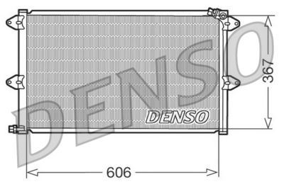 DENSO DCN27001 Радиатор кондиционера  для VW POLO (Фольцваген Поло)