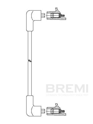 Kabel zapalovací svíčky BREMI 627/90