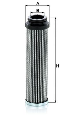 MANN-FILTER - Filter pracovnej hydrauliky LAMBORGHINI, DEUTZ-FAHR, HÜRLIMANN, DEUTZ , HD 50 001