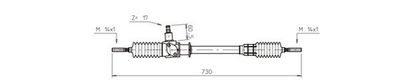 Рулевой механизм GENERAL RICAMBI SE4007 для SEAT MARBELLA