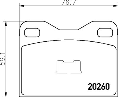 Комплект тормозных колодок, дисковый тормоз TEXTAR 2026003 для AUDI 100
