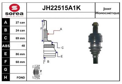 SET ARTICULATIE PLANETARA SNRA JH22515A1K