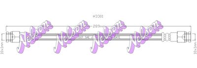 спирачен маркуч KAWE H3301