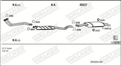 Изпускателна система WALKER BW32519A