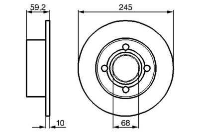 Brake Disc 0 986 478 019