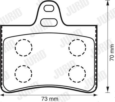 Brake Pad Set, disc brake 573028J