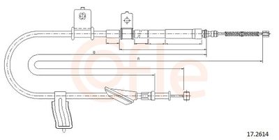 CABLU FRANA DE PARCARE