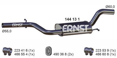 MITTELSCHALLDäMPFER