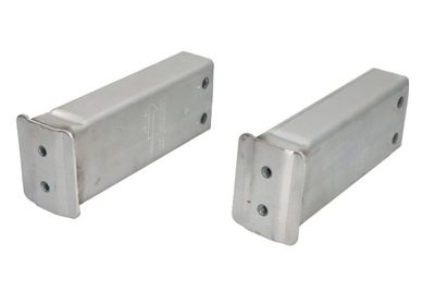 Versterking van de bumper, (en) reinforcement brackets Voor Links/Rechts (bodem, aluminium) past: TESLA MODEL 3 Electric 01.17-