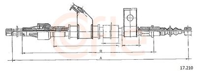 CABLU FRANA DE PARCARE