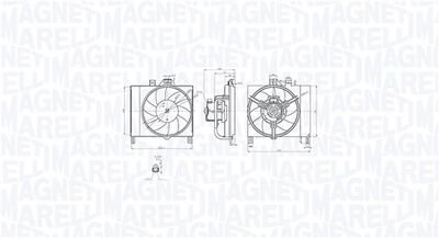 Fläkt, kylare MAGNETI MARELLI 069422873010