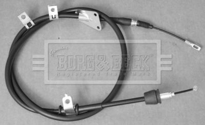 Тросик, cтояночный тормоз BORG & BECK BKB3667 для HYUNDAI ix35