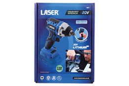Laser Tools Cordless Impact Wrench 1/2"D 20V w/o Battery