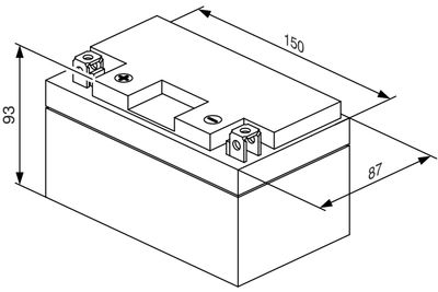 BATERIE DE PORNIRE BOSCH 0986122617 7