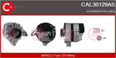 Генератор CASCO CAL30129AS для AUTOBIANCHI Y10