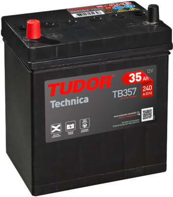 Стартерная аккумуляторная батарея TUDOR TB357 для TESLA MODEL X
