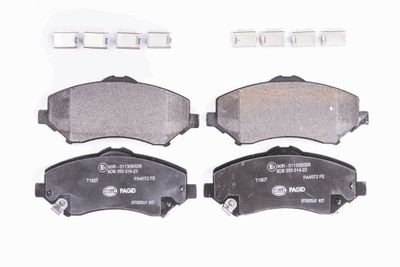 Комплект тормозных колодок, дисковый тормоз HELLA 8DB 355 014-231 для DODGE NITRO