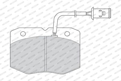 SET PLACUTE FRANA FRANA DISC FERODO FVR713 1