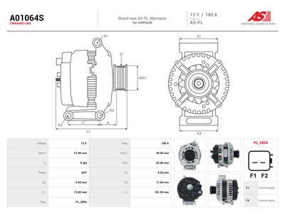 Generator AS-PL A01064S