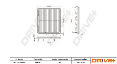 LUFTFILTER DR!VE+ DP1110100412 6