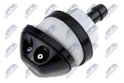 Plovimo skysčio purkštukas, priekinis langas