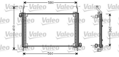 VALEO Condensor, airconditioning (818007)