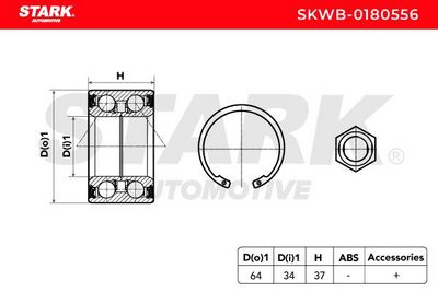 комплект колесен лагер STARK SKWB-0180556