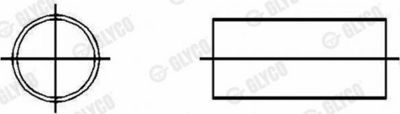 LAGERBUCHSE PLEUEL GLYCO 553648SEMI 1