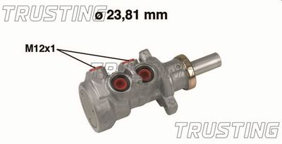 Главный тормозной цилиндр TRUSTING PF560 для FORD FOCUS