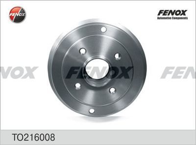FENOX TO216008 Гальмівний барабан 