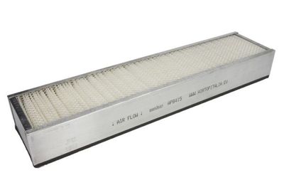 Cabinefilter 500x115x61, patroon past: DEUTZ FAHR 610 TIER 3  HUERLIMANN 105, 110, 115, 130, 95  SAME 160, 105