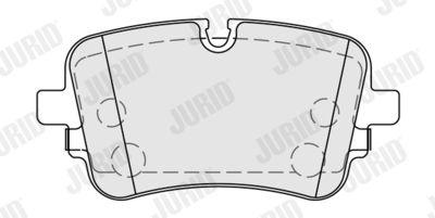 Комплект тормозных колодок, дисковый тормоз JURID 574104J для AUDI E-TRON