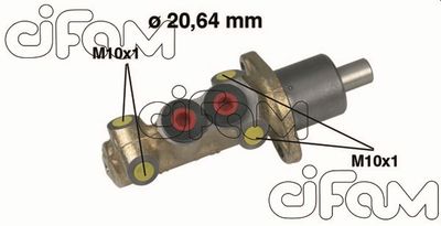 CIFAM 202-059 Ремкомплект тормозного цилиндра  для RENAULT EXPRESS (Рено Еxпресс)