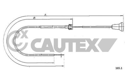 Тяга стартера CAUTEX 761214 для FIAT 850