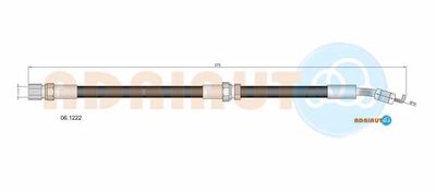 Тормозной шланг ADRIAUTO 06.1222 для DAEWOO NUBIRA