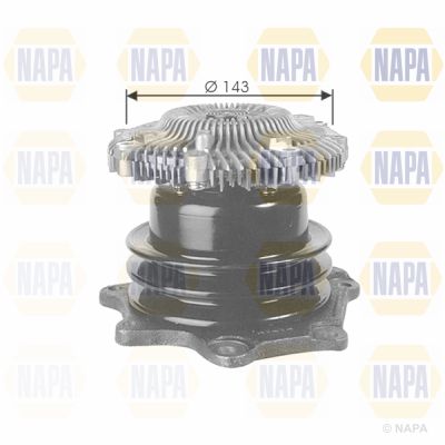 Water Pump, engine cooling NAPA NWP1378