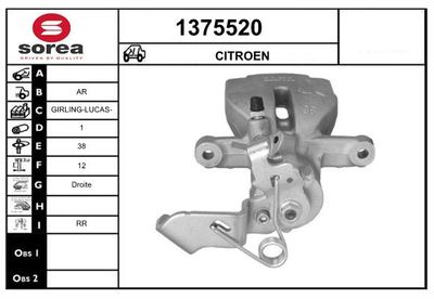 BREMSSATTEL SNRA 1375520