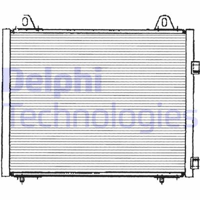 DELPHI TSP0225222 Радиатор кондиционера  для LAND ROVER FREELANDER (Ленд ровер Фрееландер)