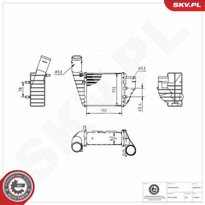 INTERCOOLER COMPRESOR ESEN SKV 98SKV043 6