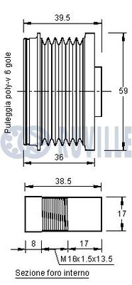 SISTEM ROATA LIBERA GENERATOR RUVILLE 541888 1