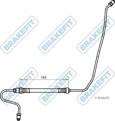 APEC Brake Hose BHO4337